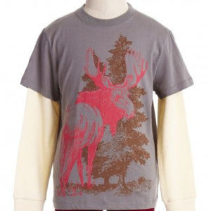 { PEEK KIDS } The Moose is Loose 2-in1 Tee- XXL